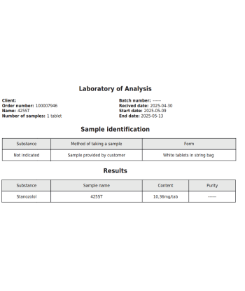 Stanozolol 10mg - 500 tab